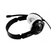 Austiņas MEDIA-TECH MT3573 vadu binaural salokāmas ar mikrofona sviru, 1,9 m kabelis, USB, melnas