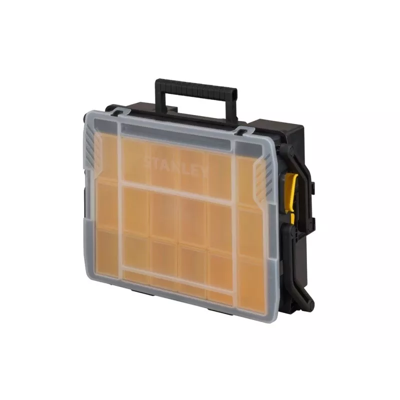 Small parts box Stanley Sortmaster Multilevel Organizer Melns Transparent 400x420x315 mm