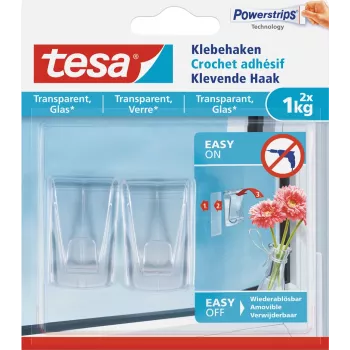 Universāls āķis Tesa 77735-00000 Caurspīdīgs Iekštelpām 2 gab.
