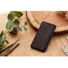 Telefona maciņš man and wood iPhone 11 Pro — melnkoka melns, ciets aizsargājošs aizmugures vāciņš