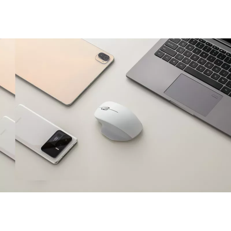 Bezvadu pele Xiaomi pele Comfort Edition 2,4 GHz, ergonomiska, augstas precizitātes izsekošana, balta