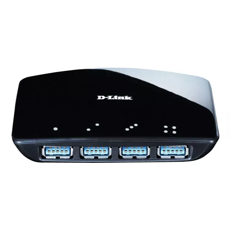 USB centrmezgls D-Link DUB-1340 Melns