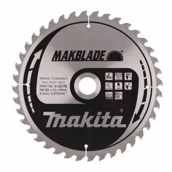 Makita MakBlade ripzāģa asmens 26 cm 1 gab.