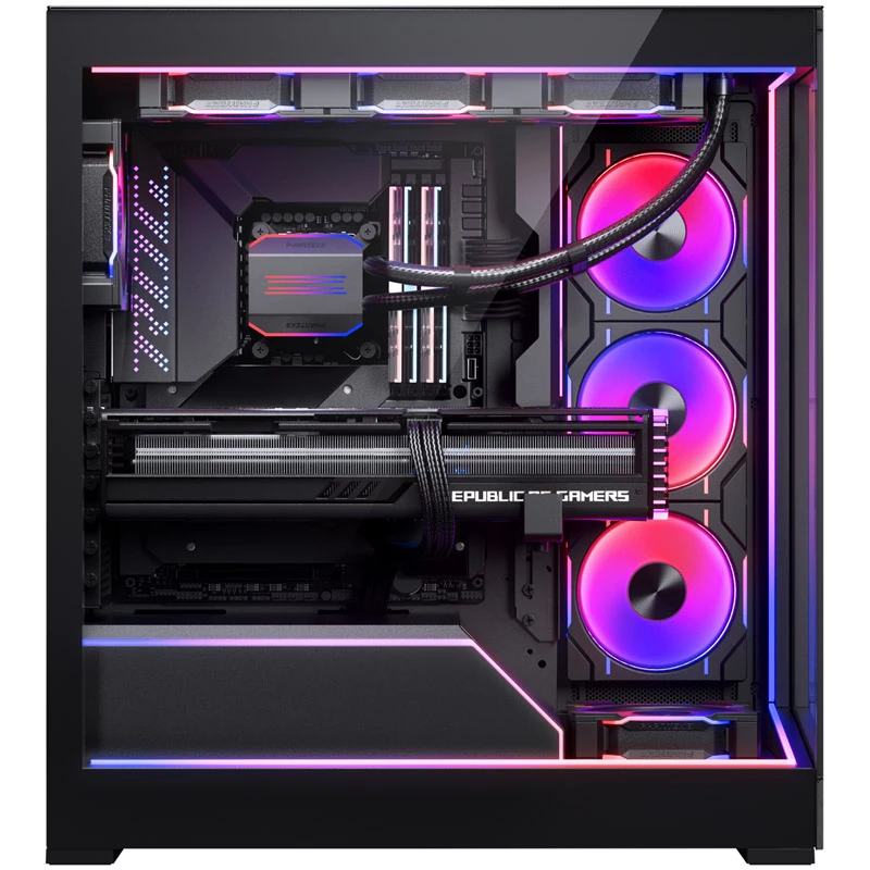 Phanteks NV5 Premium DRGB komplekts + Power Hub, 3x ārējam rāmim, 1x mātesplates kabeļa pārvalks - melns