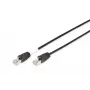 Tīkla kabelis Digitus CAT 6 S/FTP āra ielāpu vads RJ-45 Cat6 10m Melns