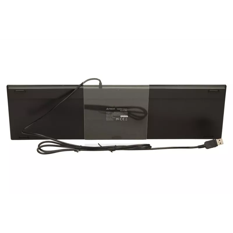 A4Tech KV-300H tastatūra USB QWERTY Melna, Pelēka