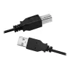 USB kabelis LogiLink CU0009B 5m USB A USB B Melns