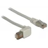 Tīkla kabelis DeLOCK 0,5 m Cat.6A RJ-45 S/FTP pelēks