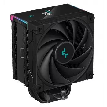Dzesētājs DeepCool AK500S Digital 120 mm, 5 siltuma caurules, PWM ventilators, 1850 RPM, 68.99 CFM, 2.19 mmH2O, melns