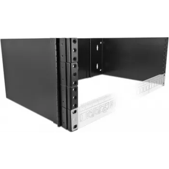 Rack base DeLOCK 19 inch Wall Mount Rack 4U foldable Melns