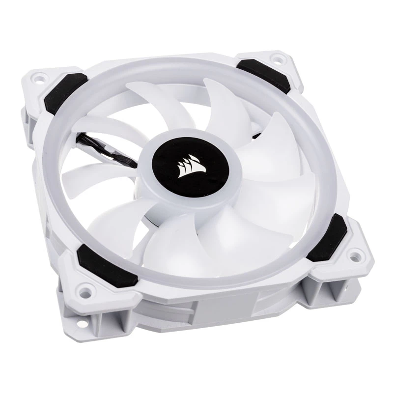CORSAIR LL120 RGB 120mm Balts PWM korpusa ventilators, 3 gab.