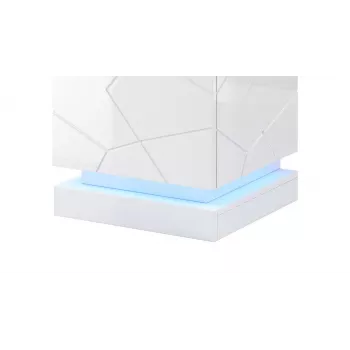 Naktsgaldiņu apgaismojuma komplekts Cama Meble QIU — virsmas montāžas zils LED, maiņstrāvas barošana, 2 gab.