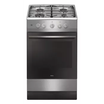 Plīts Amica, 57GGH4.23ZPF Xx, Gāzes, Ekstrudāta, Nerūsējošais tērauds, 50 cm