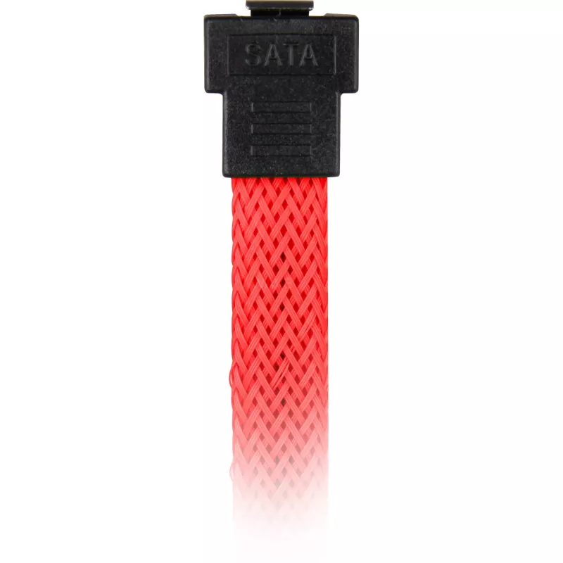 SATA kabelis Sharkoon SATA 3 0,45m 7-pin Melns Sarkans