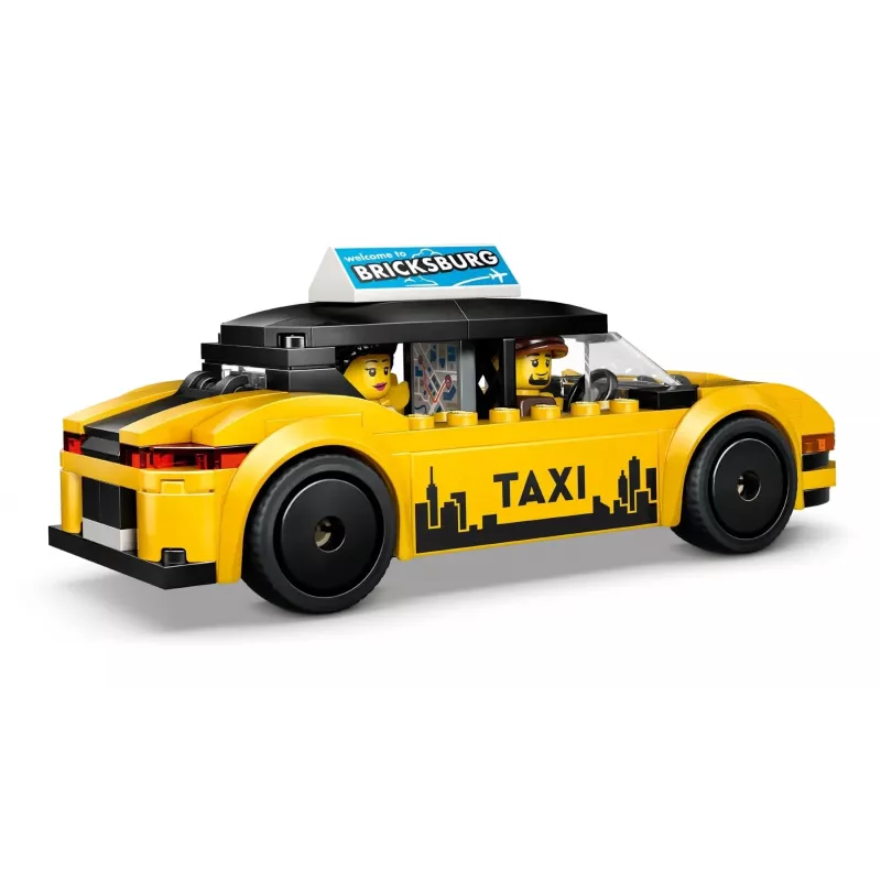 LEGO CITY 60487 Dzeltenais taksometrs