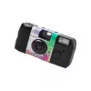Vienreizlietojamā foto kamera Fujifilm Quicksnap Flash — 135 mm (32 mm fokusa attālums), 1/100 s aizvars, iebūvēta zibspuldze, melna