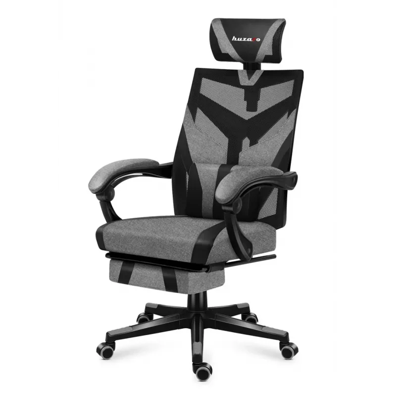 Huzaro Combat 5.0 pelēka spēļu krēsls
