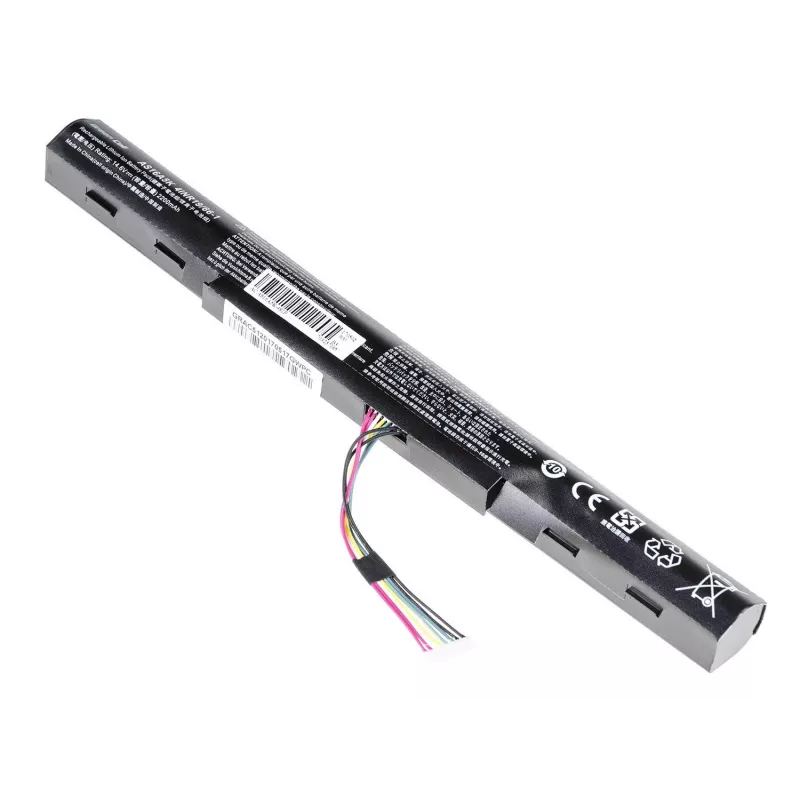 Baterija zaļa Cell AC51 Acer Aspire E15/E17 — Li-Ion 14.8V 2200mAh 4 šūnas, melna