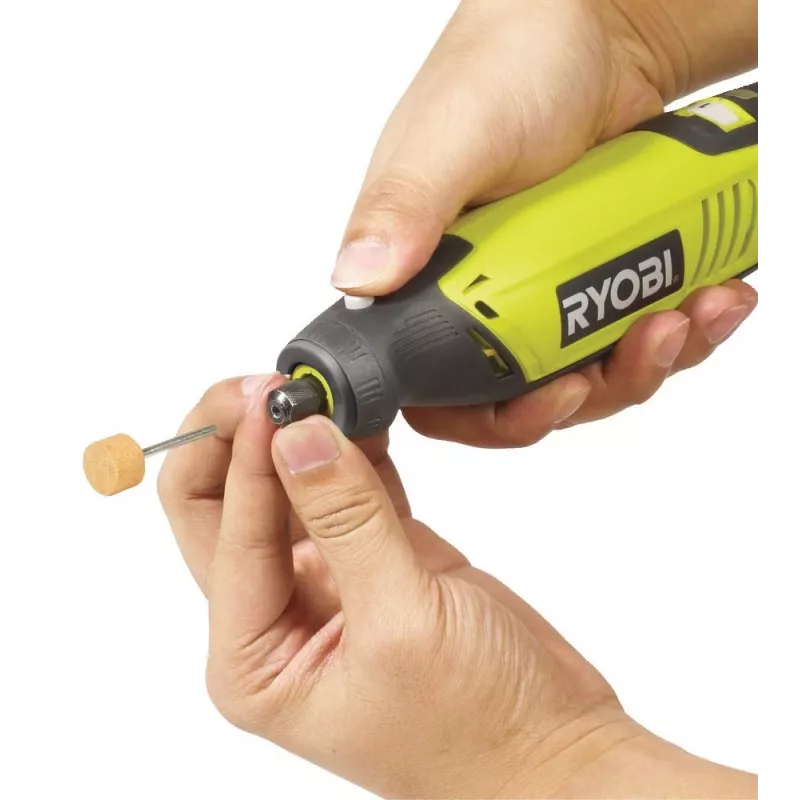 RYOBI EHT150V taisnais slīpmašīna 150W, 115 piederumu komplekts