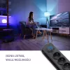 Pārsprieguma aizsargs Qoltec 50269 Melns 5 maiņstrāvas rozetes 230V