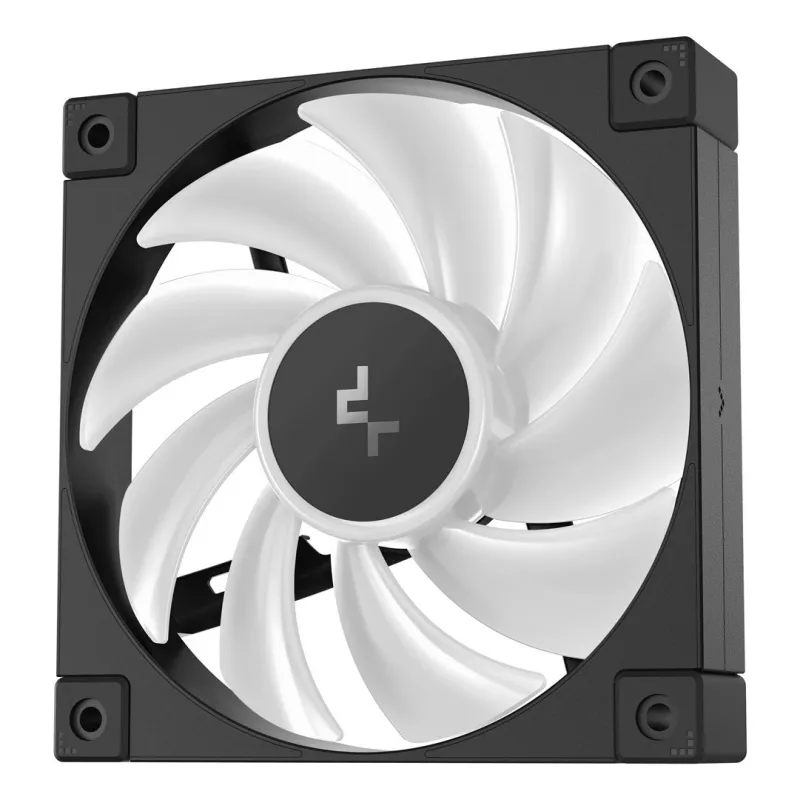 Ventilators DeepCool FD12 ARGB-3 in 1 12 cm Melns Balts 3 gab. Maksimālais gaisa spiediens 2,56 mmH2O