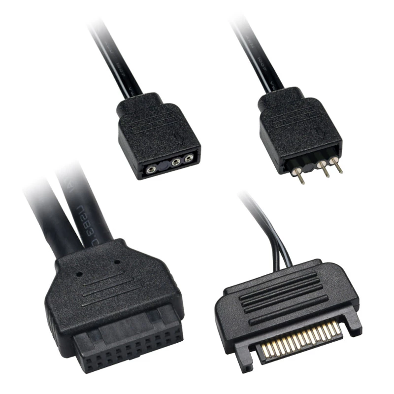 USB kontaktdakšas galva Lian Li LAN216-1 19 kontaktu balta USB 3.0
