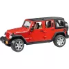 Bezceļa transportlīdzekļa modelis BRUDER JEEP Wrangler Unlimited Rubicon