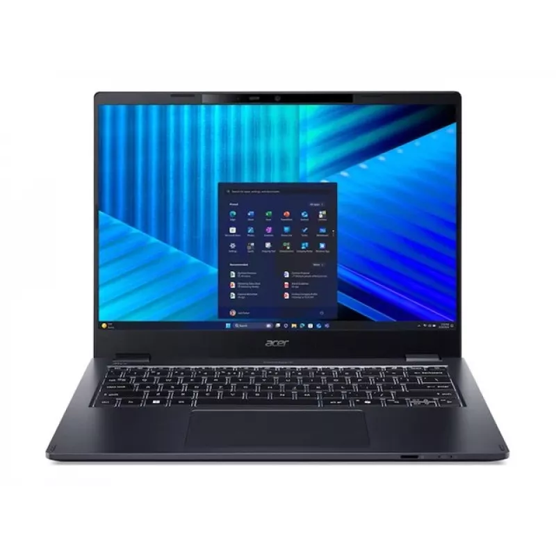 Laptop Acer TravelMate P4 TMP414-55 Intel Core Ultra 7 255U, 14 collas WUXGA, 32 GB DDR5, 1 TB SSD, Windows 11 Pro, Melns