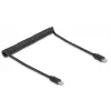 USB kabelis DeLOCK 90369 USB 2.0 0,75 m USB C Melns
