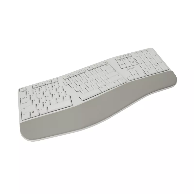 Bezvadu tastatūra SBOX WK-905 US — bēša, USB bezvadu savienojums, ASV izkārtojums
