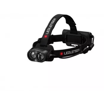 Led Lenser H19R Core melns galvas lentei piestiprināms lukturis