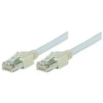 Tecline exertis Connect - komutācijas kabelis - RJ-45 (V) uz RJ-45 (V) - 1 m - Ekranēts neekranēts vītais pāris (F/UTP) - CAT 5e - Halogēnbrīvs - Pelēks (72701)