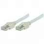 Tecline exertis Connect - komutācijas kabelis - RJ-45 (V) uz RJ-45 (V) - 1 m - Ekranēts neekranēts vītais pāris (F/UTP) - CAT 5e - Halogēnbrīvs - Pelēks (72701)