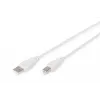 Assmann USB savienojuma kabelis, tips A - B vīr./vīr., 3,0m, piemērots USB 2.0, UL, melns (AK-300102-030-E)
