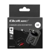 Baterijas lādētājs QOLTEC Charger AGM GEL STD 6V 1A 6V svina-skābes baterijām, AGM un gelam