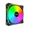 MONTECH AX120 PRO melns 120mm ARGB 3 komplekts