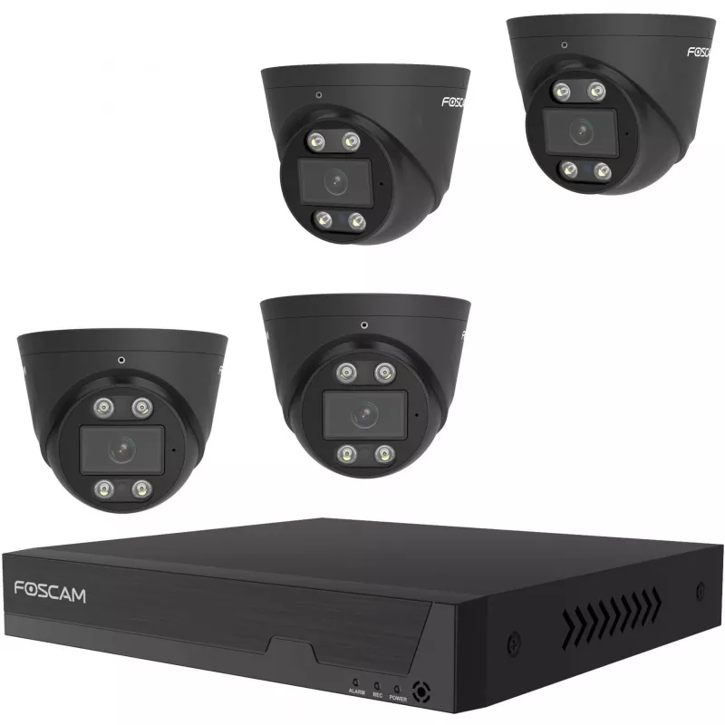 Foscam FNA108E-T4-2T Melns Produkts Melns