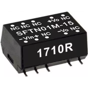 Strāvas adapteris MEAN WELL SFTN01M-12 1W 12V Ieeja 10.8-13.2V