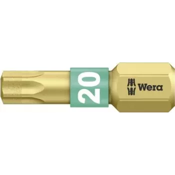Torx uzgalis Wera T20, 6,3 mm 1/4 collas sešstūris, DIN 3126-C