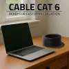 Ethernet ielāpu vads QOLTEC CAT6 UTP, 50 m, melns
