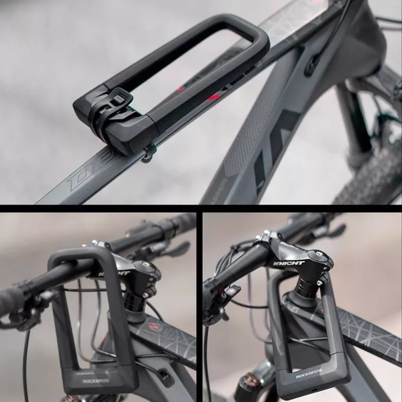Rockbros RKS626-BKU-lock velosipēda slēdzene, melna