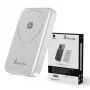 Extralink MagSafe 10000mAh Power Bank balta, 38.5Wh PD20W+15W USB-C USB-A