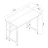 Maclean pārvietojams galds balts MC-126W 50kg