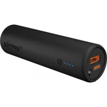Goobay Bike Powerbank 5.0 ar pastiprinātu turētāju velosipēda stūrei | 60656 | 5000 mAh | Melns