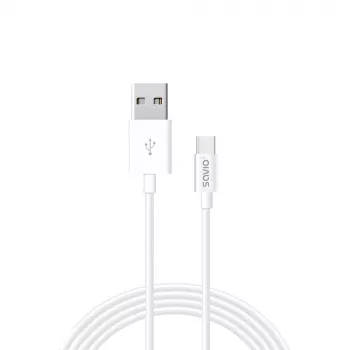 Savio CL-125 USB kabelis USB 2.0 1 m USB A USB C Balts