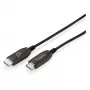 DIGITUS UHD 8K hibrīda optiskās šķiedras HDMI kabelis, 60 m