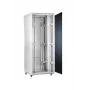 SOMI Networks | 42U, 19″ brīvi stāvošs skapis | 42U-80/100NACP | Pelēks | Maks. slodze 800 kg; Noņemami un aizslēdzami sānu paneļi; Perforētas metāla durvis; Neizmontēts | Dziļums: 100 cm