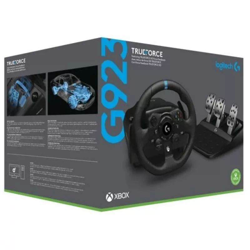 LOGITECH G923 SE Racing Wheel and Shifter Combo Xbox Series X|S, Xbox One un PC - MELNS - USB - PLUGCG - EMEA28i-935