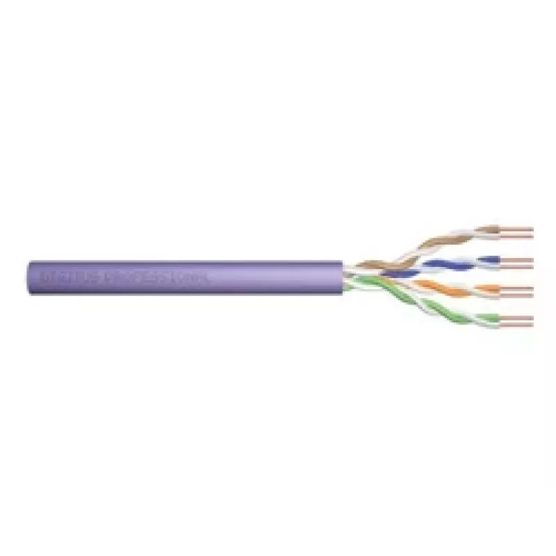 DIGITUS Professional - Patch-Cable - RJ-45 (M) uz RJ-45 (M) - 1,0m - UTP - CAT 6e - Ekranēts, Bezāķa - Dzeltens (DK-1612-010/Y)