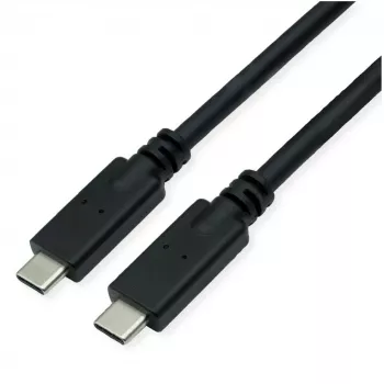USB kabelis ROLINE 11.02.9065 USB 3.2 Gen 2 3m USB C melns